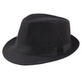Eleganter Fedora-Trachtenhut aus Leinen mit breiter Krempe – Mikael