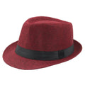 Eleganter Fedora-Trachtenhut aus Leinen mit breiter Krempe – Mikael