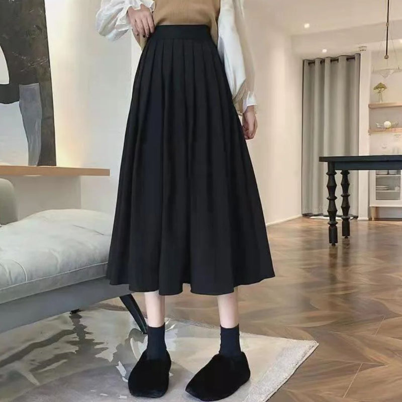 Vintage Trachtenrock mit hoher Taille und Falten – Helene