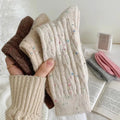 Gestreifte Woll-Trachtensocken im Vintage-Stil – Magdalena