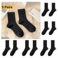 Set aus 5 Paar warme Kaschmir-Trachtensocken – Theresa
