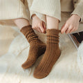 Warme Woll-Trachtensocken mit Rüschen für Damen – Helena