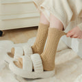 Warme Woll-Trachtensocken mit Rüschen für Damen – Helena