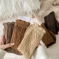 Warme Woll-Trachtensocken mit Rüschen für Damen – Helena
