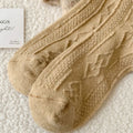 Warme Woll-Trachtensocken mit Rüschen für Damen – Helena