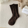 Warme Woll-Trachtensocken mit Rüschen für Damen – Helena