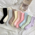 Flauschige Vintage-Trachtensocken für Zuhause – Luisa