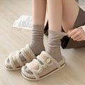 Warme Retro-Trachtensocken in Uni-Farben – Sophia