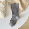 Warme Retro-Trachtensocken in Uni-Farben – Sophia