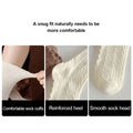 Set aus 6 Paar Vintage-Trachtensocken mit Spitze & Rüschen – Emilia