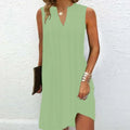 Ärmelloses Sommerkleid mit V-Ausschnitt für Damen – Lena