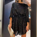 Glitzerndes Abendkleid mit Eleganz und Komfort – Louise