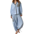 Karo-Pyjama Set Damen Bequem und Elegant – Liza