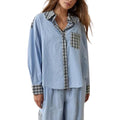 Karo-Pyjama Set Damen Bequem und Elegant – Liza