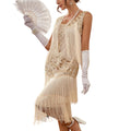 Flapper Kleid mit Pailletten und Fransen – Damen