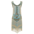 Flapper Kleid mit Pailletten und Fransen – Damen