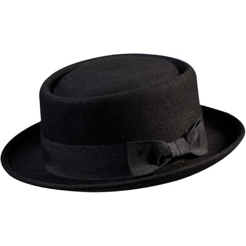 Klassisch, stilvoll & vielseitig – Evan Pork Pie Wollfilz Fedora Hut