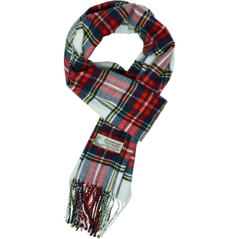 Klassisch & warm für den Winter – Ewan Scottish Stewart Tartan Schal