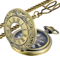 Klassische Vintage-Taschenuhr mit römischen Ziffern – Aurelius