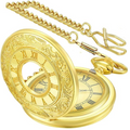 Klassische Vintage-Taschenuhr mit römischen Ziffern – Aurelius