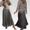 Plisseekleid Elegant Knitterfrei Bequem für Alltag – Valessia