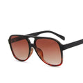 Übergroße Retro-Sonnenbrille UV-Schutz Damen & Herren – Lena
