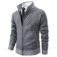 Herren-Strickpullover mit Flechtmuster für stilvolle Wärme – Elias