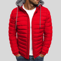 Warm gefütterte Winterjacke mit Kapuze für Herren – Emil