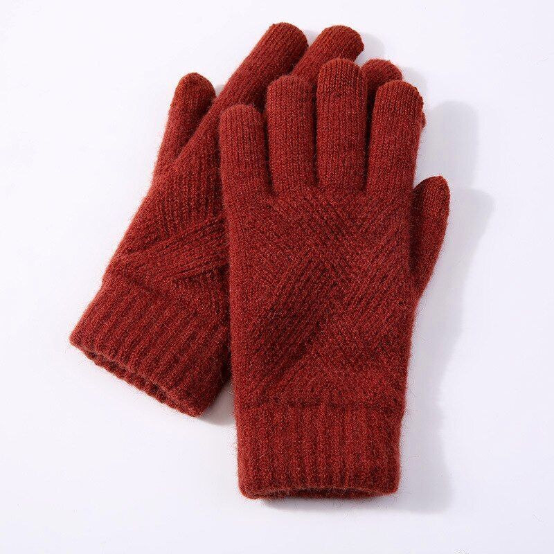 Warme Winterhandschuhe aus Wolle für Damen & Herren – Lara