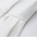 Eleganter langer Damenmantel mit Schlitz – Victoria
