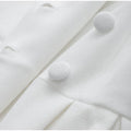 Eleganter langer Damenmantel mit Schlitz – Victoria