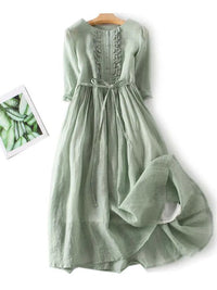Luftiges Kleid mit Spitze für Damen – Clara