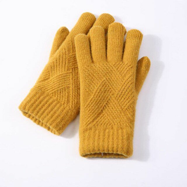 Warme Winterhandschuhe aus Wolle für Damen & Herren – Lara