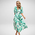 Vintage Midi Kleid Elegant Zeitlos mit Taillenschnitt – Noriva