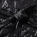 Glitzerndes Partykleid mit Gürtel, knielang – Anna
