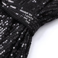 Glitzerndes Partykleid mit Gürtel, knielang – Anna