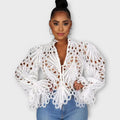 Asymmetrische Damen Bluse Modern Elegant Style – Leriana