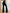 Gestreifte High-Waist Flared Hose mit Stretch – Jasmin
