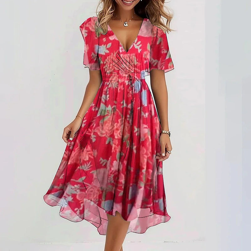 Leichtes Sommerkleid mit elegantem Schnitt – Amelie
