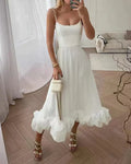 Festliches Midi-Kleid mit femininer Passform – Alessia