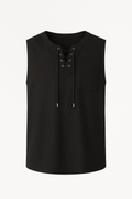 Herren Leinenhemd Ärmellos Sommer Slim Fit – Jimmy