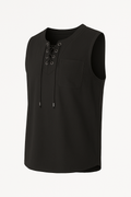 Herren Leinenhemd Ärmellos Sommer Slim Fit – Jimmy