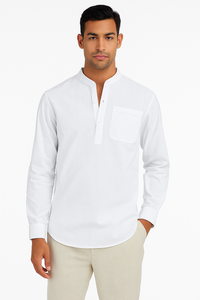 Leinenhemd Herren Sommer Elegant Luftig Bequem – Noah