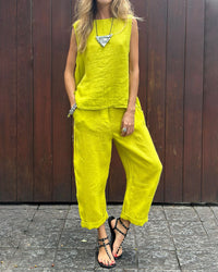 Zweiteiliges Damen Set für Frühling Sommer – Lara