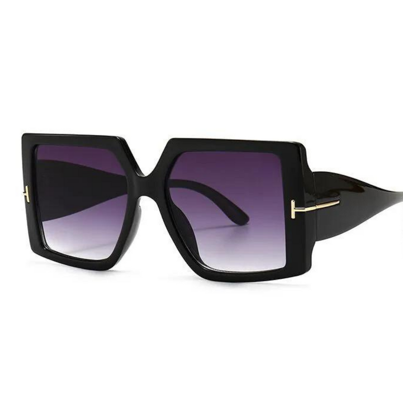 Übergroße quadratische Sonnenbrille mit Farbverlauf & UV-Schutz – Lara
