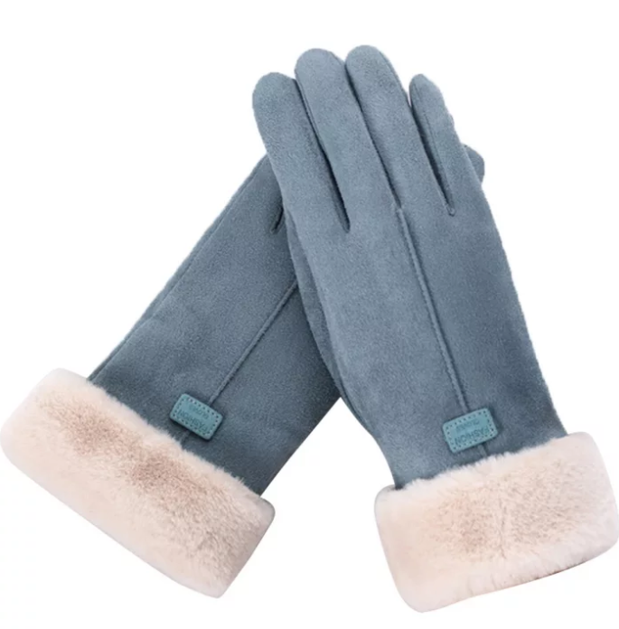 Winterhandschuhe aus Wildleder – Warm & Stylisch – Laura