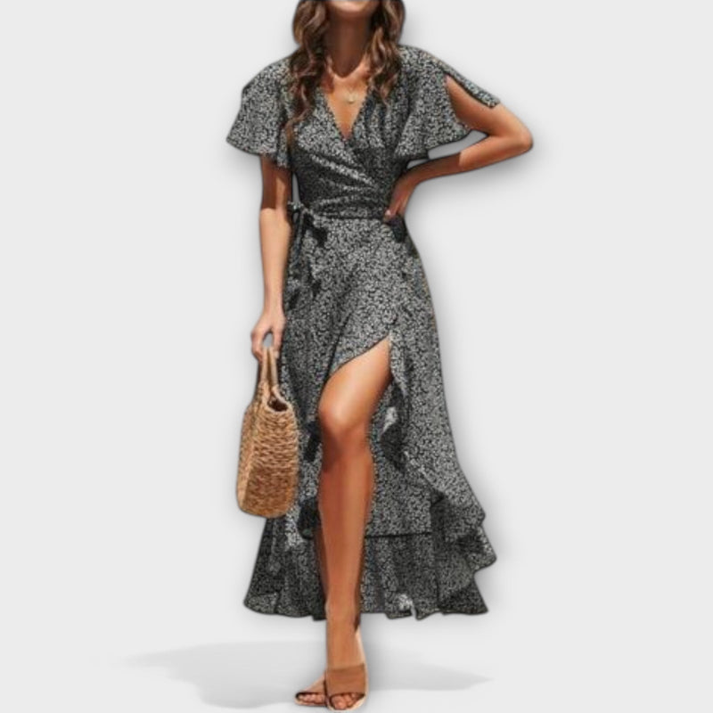 Maxi Boho Kleid mit Blumenprint – Johanna