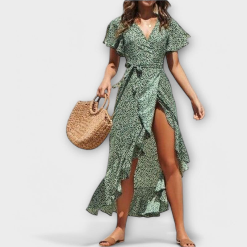 Maxi Boho Kleid mit Blumenprint – Johanna