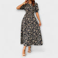 Blumenkleid mit femininer Silhouette für Damen – Amelia