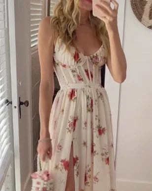 Elegantes Damenkleid mit verstellbaren Trägern – Amelie